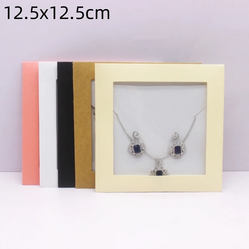 Multi-Color Earring Necklace Gift Packaging Box