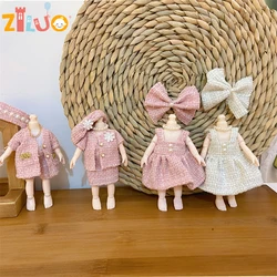 Doll Clothes for 16cm 1/12 Bjd Doll Fashion Suit Doll Dress up Skirt Cute Clothes Uniform for Girls accesorios para munecas bjd