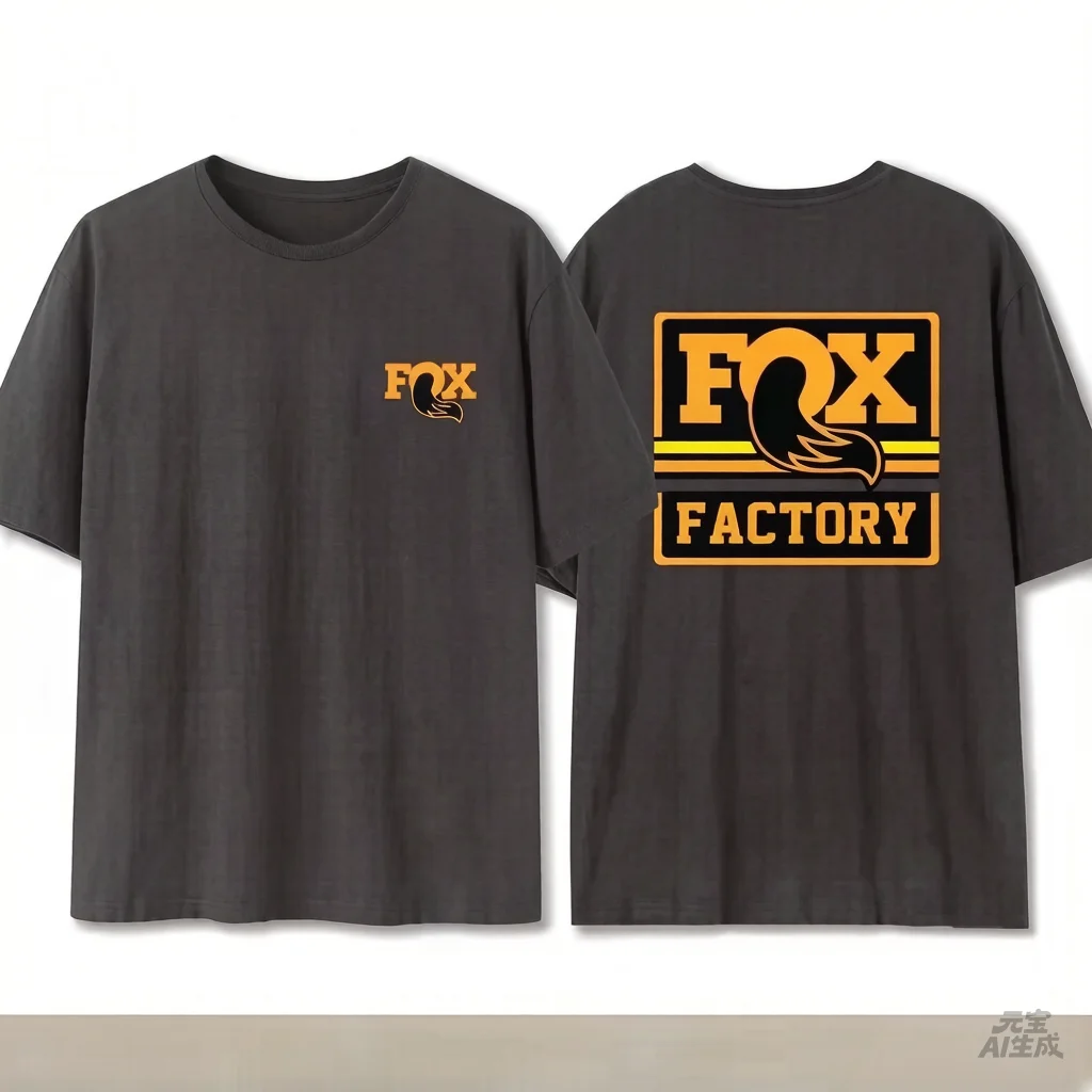 Fox Racing Mountainbike-T-Shirt, Sommer-Cross-Country-Gedenk-T-Shirt, hochwertiges Kurzarmshirt mit Rundhalsausschnitt für Männer und Frauen – Detail 6