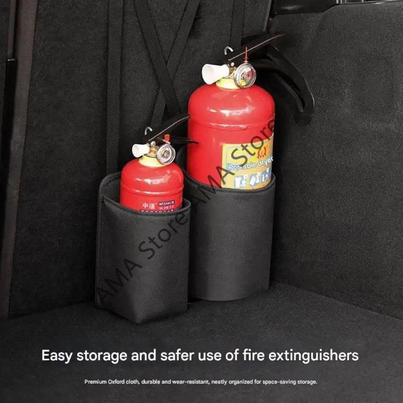

Car Extinguisher Storage Bag Trunk Back Holder Extinguisher Hanging Bag Water Bottle Holder