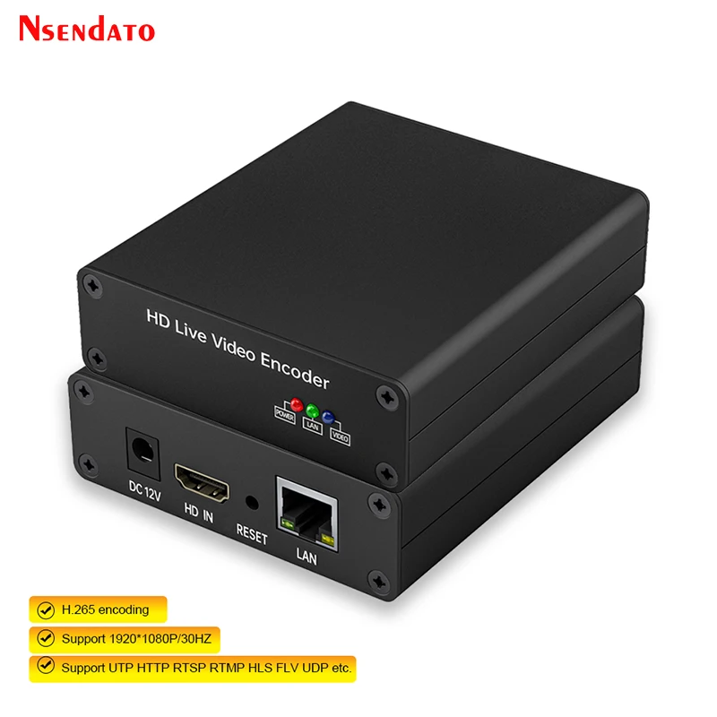 H265 HDMI Audio Video Capture Grabber Box Encoder HDMI IPTV Video Streaming Capture Card Encoder für SRT RTSP RTMPS OBS VMIX