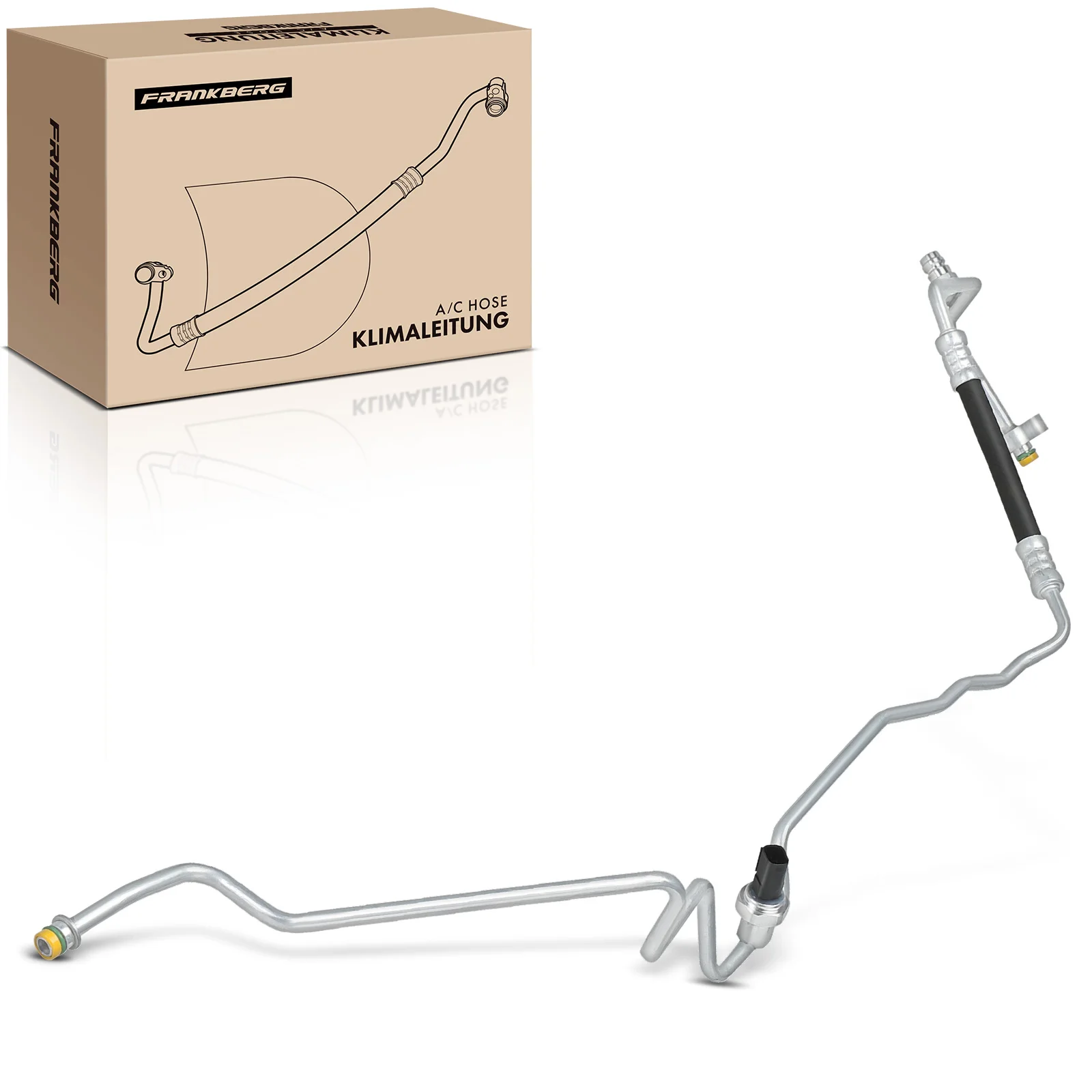 Frankberg 1x hogedrukleiding airco voor BMW 5 Serie E60 2.2L 2.2L 2.5L 3.0L 2002-2010 6910803 64509193128 KTT160179 6982876