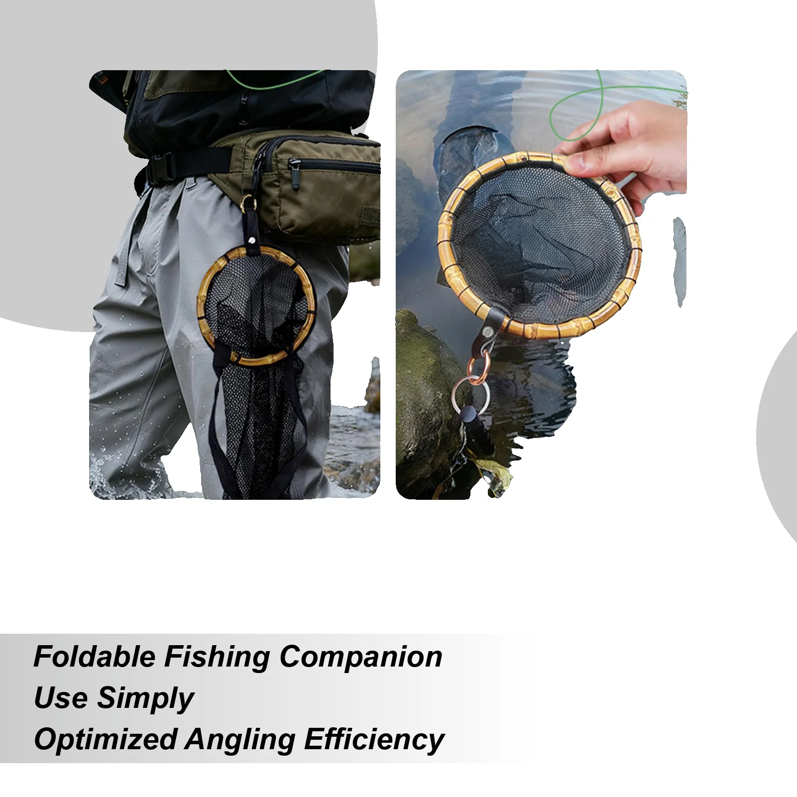 

Корзина для рыбы, легкая сумка для хранения приманок, сетчатый держатель с резиновым покрытием для каяка, раков, наживки, окуня, форели, сома, морской воды