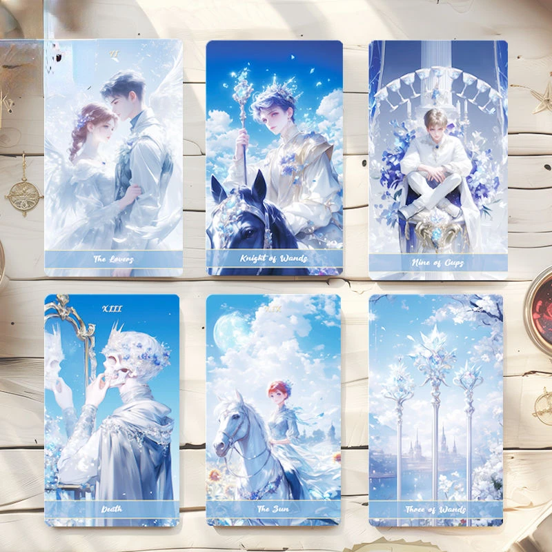Vit Classic Starry Witt Astrologers Beginner Cloth Bag Tarot Cards Family Gathering Predict Future Fortune Board Game Tools