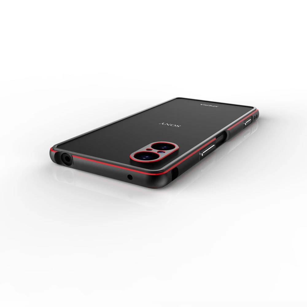For Sony Xperia 5 V 2023 5TH Gen Luxury Colorful Case Aluminum Bumper Metal Frame Cover on Xperia5 V 5V + Lens Camera Protection