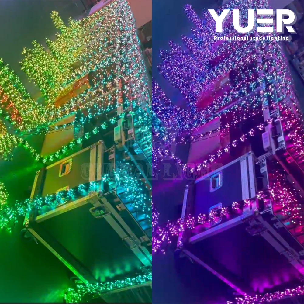 Magic 3D Matrix RGB Pixel Lighting Point Control, Effet DIY, Hall d'exposition, Grands événements, Spectacles lumineux, 3m, 4m, 5m