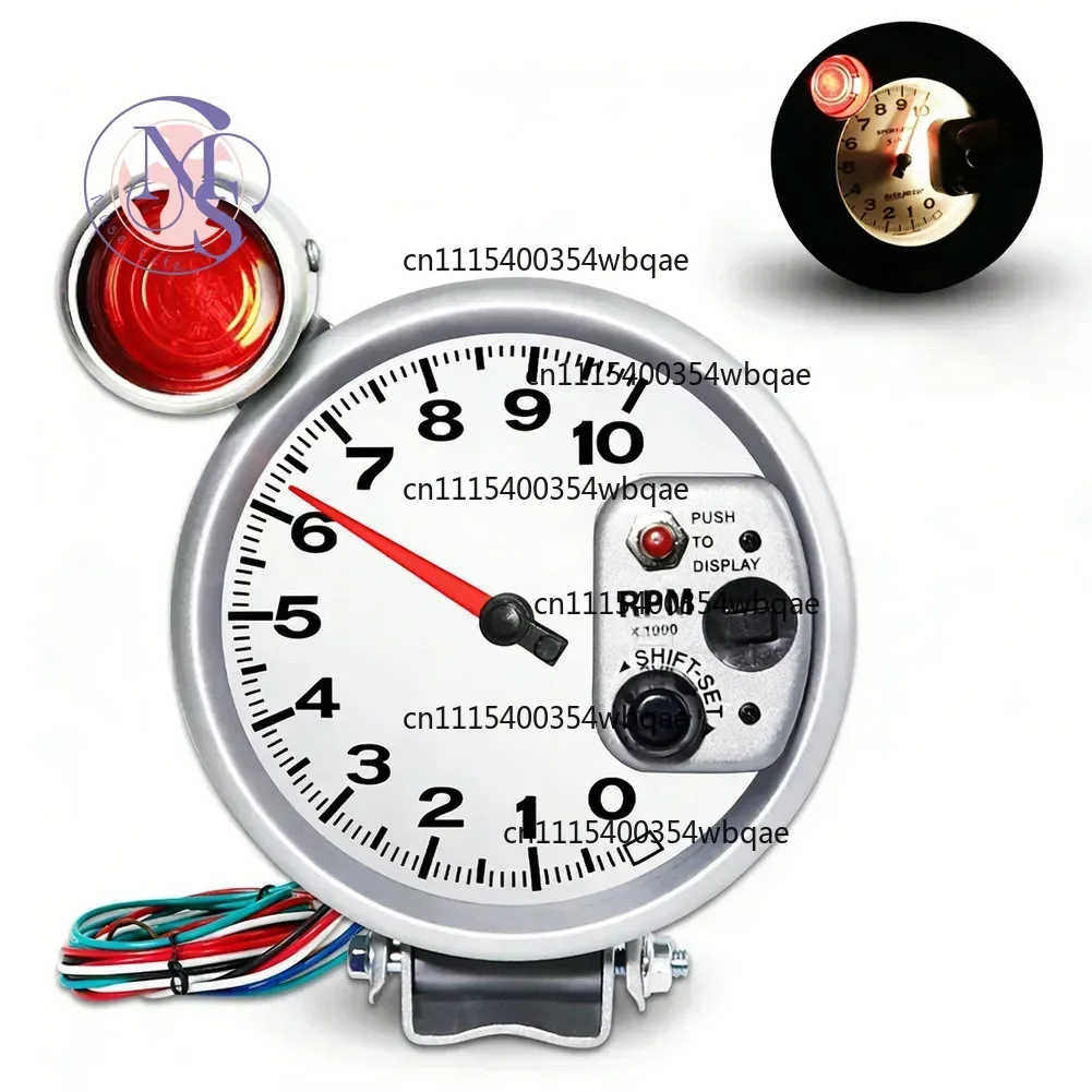 ZOCI-FOR-5 Inch 127mm 10000RPM 12V LED Car Tachometer Instrument Panel Modification Auto Interior Styling Parts