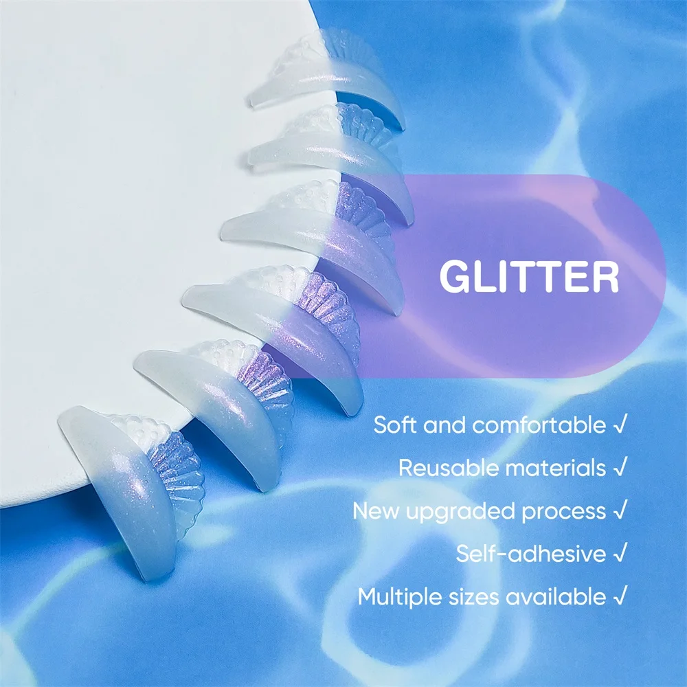 Libeauty 6 Paris C CURL Eyelash Curler Lash Lift Pads Eyelash Perm Rods Lifting Eeyelash Curling Iron Narzędzia i akcesoria do makijażu