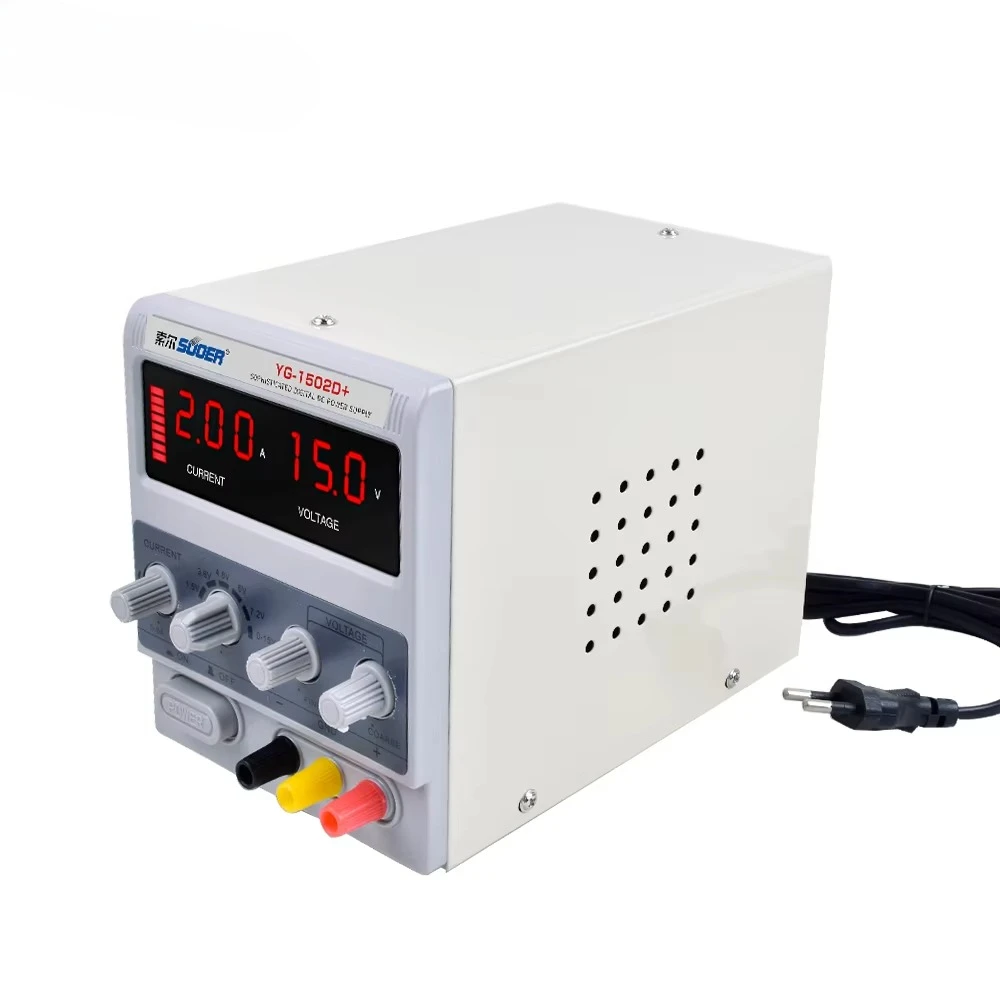

Регулируемый прецизионный регулятор напряжения постоянного тока 220 В, импульсный ЖК-дисплей, стабильный источник питания для ремонта телефона 240 В, 15 В, 2 А
