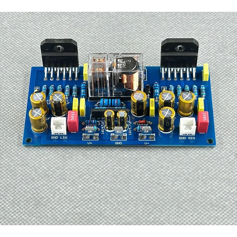 Dual Channel LM3886 Amplifier PCB Empty Board, Speaker Protection Design, Finished Power Amplifier Board Accessories
