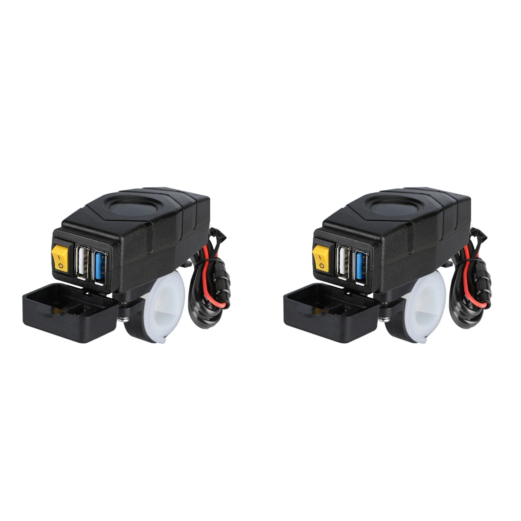 

Dropship-2X C1FB 20-80 В USB-зарядное устройство для руля электронного велосипеда 24 В 36 В 48 В 60 В QC3.0 Адаптер быстрого зарядного устройства (красный свет)