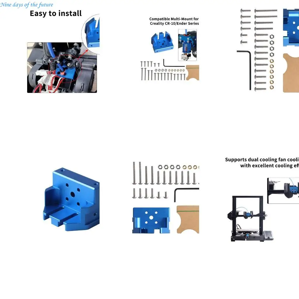 Extruder Bracket Hotend Holder Printer Accessory Compatibles Multiple Models E65A