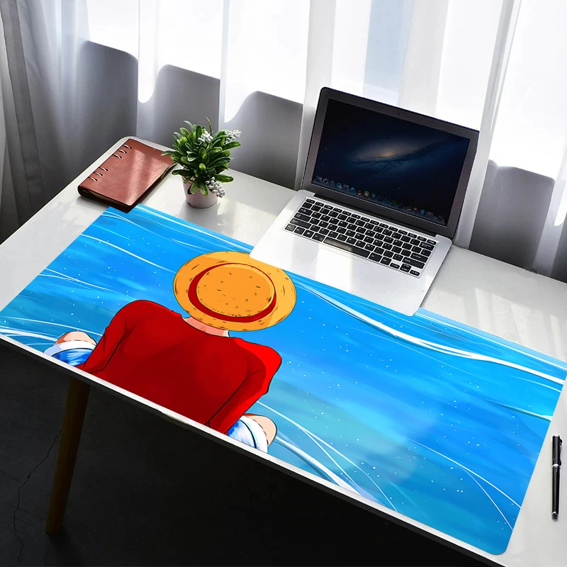 

Mouse Pad PC Non Slip Rubber Mousepad One Piece Luffy Laptop Gamer Cabinet HD Keyboard Pad Office Computer Gaming Desk Mouse Mat