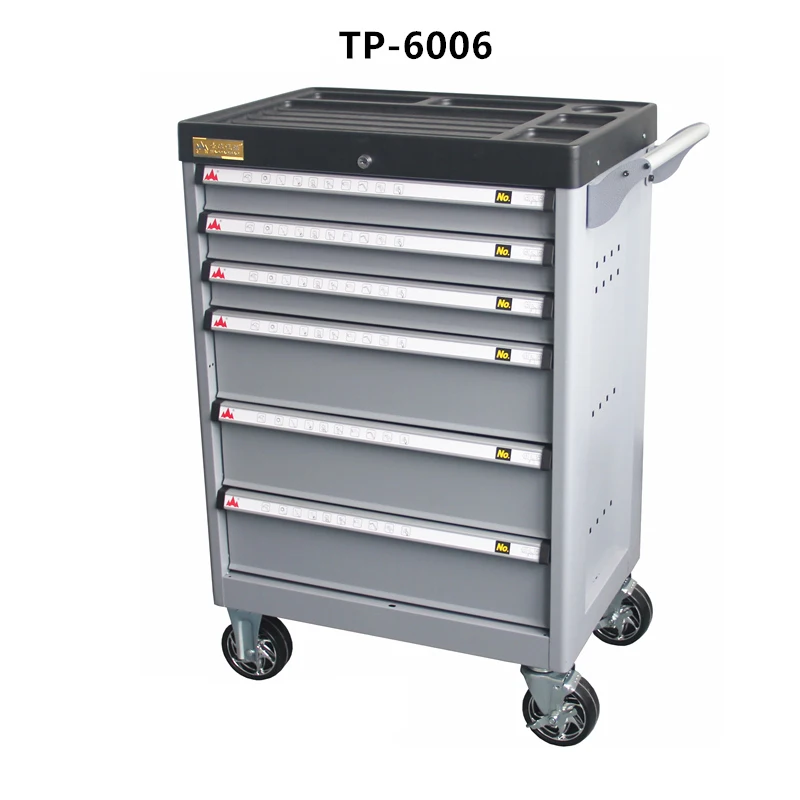 Tool cart tool cabinet widened high auto repair multifunctional mobile cart drawer type double door