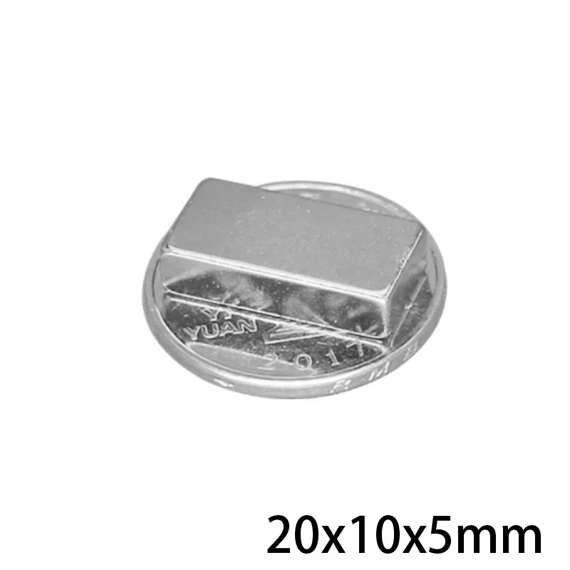 20x10x5 mm Powerful Quadrate Magnetic Permanent Magnet 20x10x5mm Super Powerful magnet Neodymium Magnets 20*10*5 mm