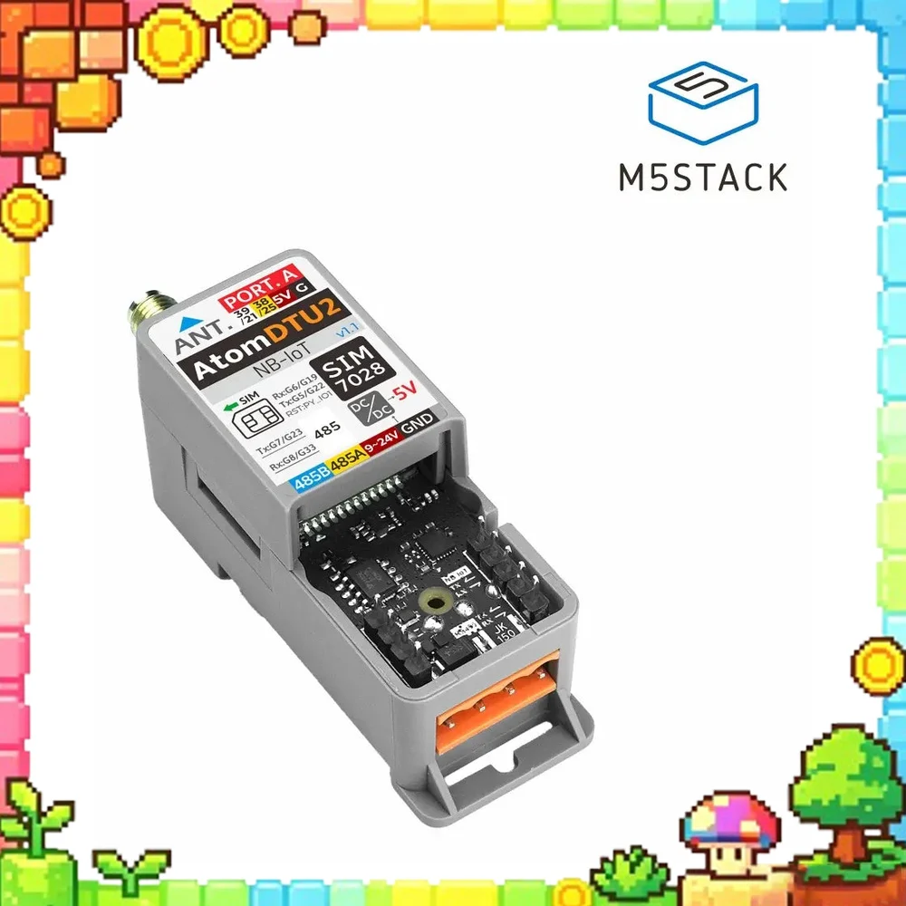 M5Stack ATOMIC DTU NB-IoT2 Global V1.1 SIM7028 Cat-NB Wireless Data Transmission Module