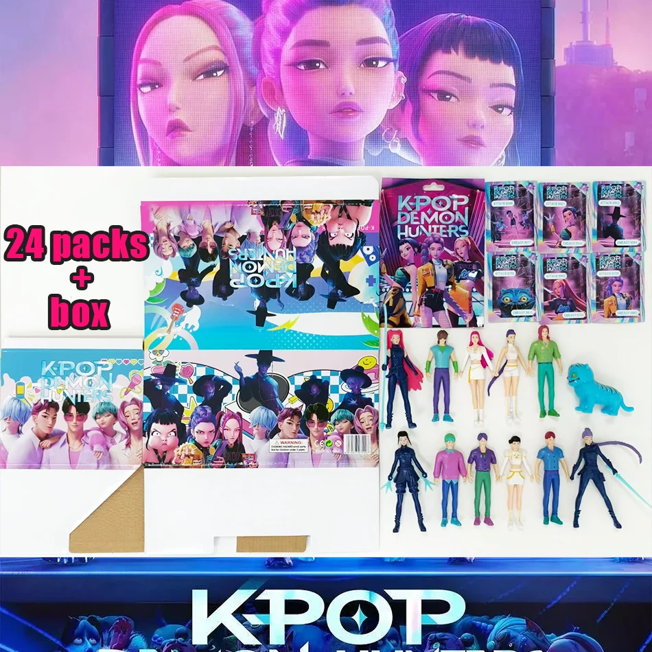 

Аниме Охотники на демонов слепая коробка Охотники на демонов Руми Мира Зои Тигр игрушка украшение стола статуи орнамент детские рождественские подарки