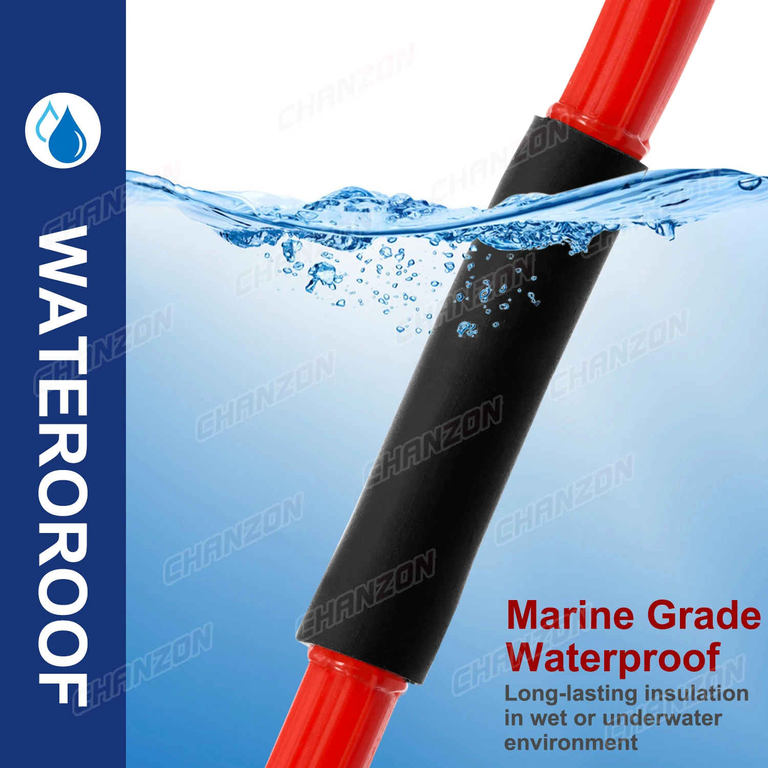 2.5M/Roll 7 Colors 1.6 - 9.5mm 3:1 Waterproof Heat Shrink Tube with Glue Double Dual Wall Adhesive Lined Wire Marine Grade Wrap