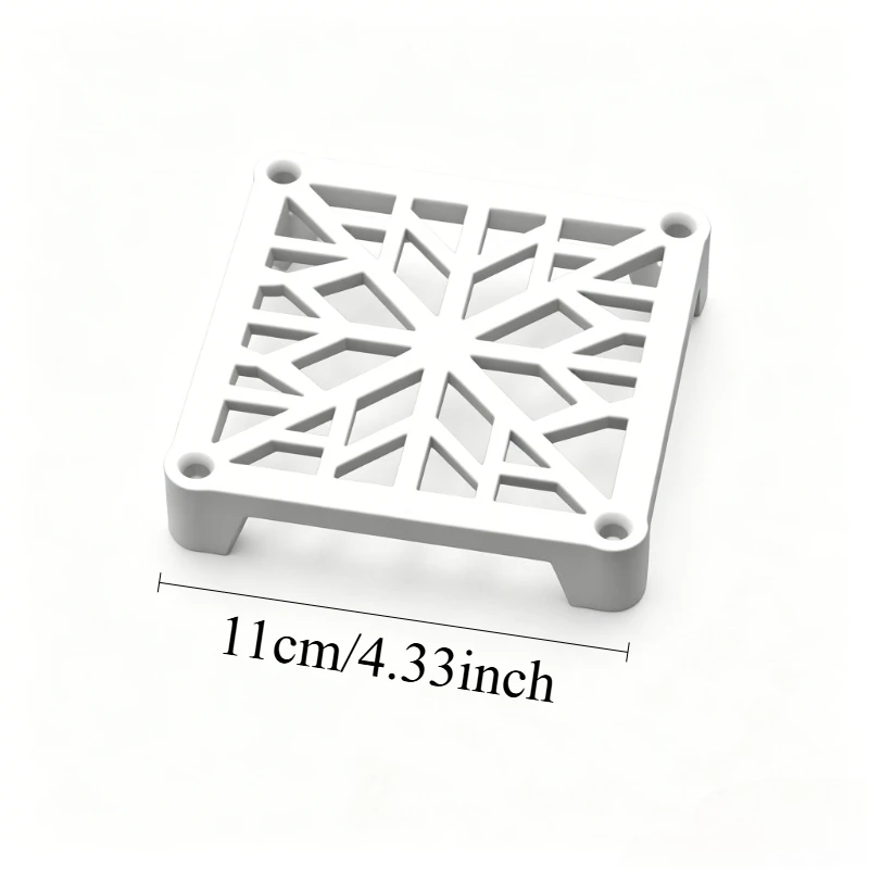 White Hollow Plant Saucer Breathable Drainage Tray Elevated Base Anti-Root Rot for Succulent  Potted Plant Home Desktop Decor