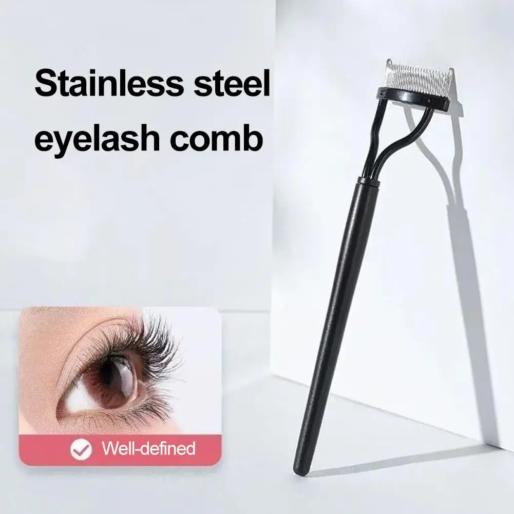 Curved Eyelash Brush Tool - Eyelash Separator and Styling Comb Precision Tool Brush Eyelash Eyelash Curved Grooming Accesso D5S0