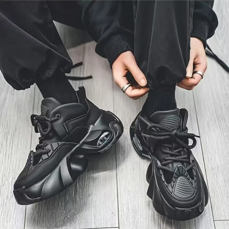 

New Men's Platform Running Shoes Designer Footwear Luxury Shoes Male Fitness Jogging Sneakers Basketball Antiskid Mens Tennis