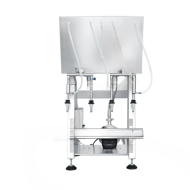 Semi-automatic gravity filling machine Sparkling drinks Automatic feeding Carbonated drinks Red wine canning machine