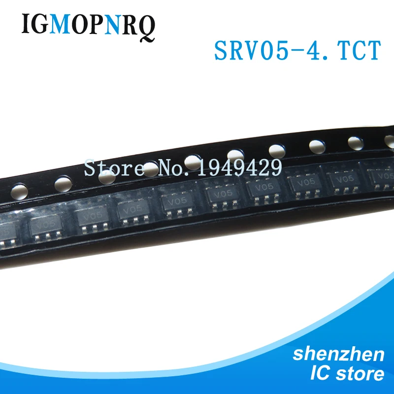 10PCS SRV05-4.TCT SOT23-6 SRV05 SOT SRV05-4 SOT-236 new original