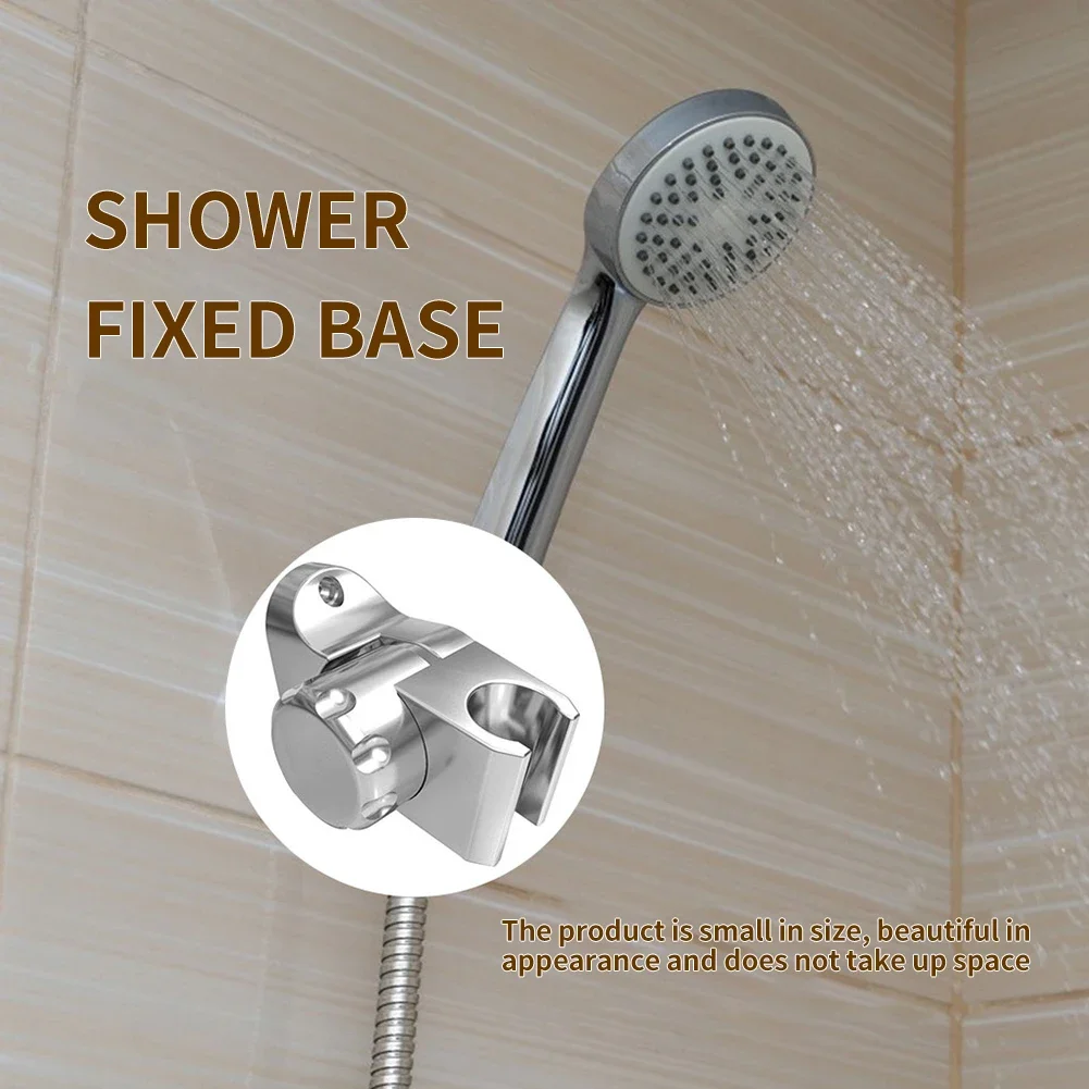 Stand Shower Head Base Bathroom Bracket Fitting Part Pedestal Mount Perforated Holder Replacement Accessory Durable