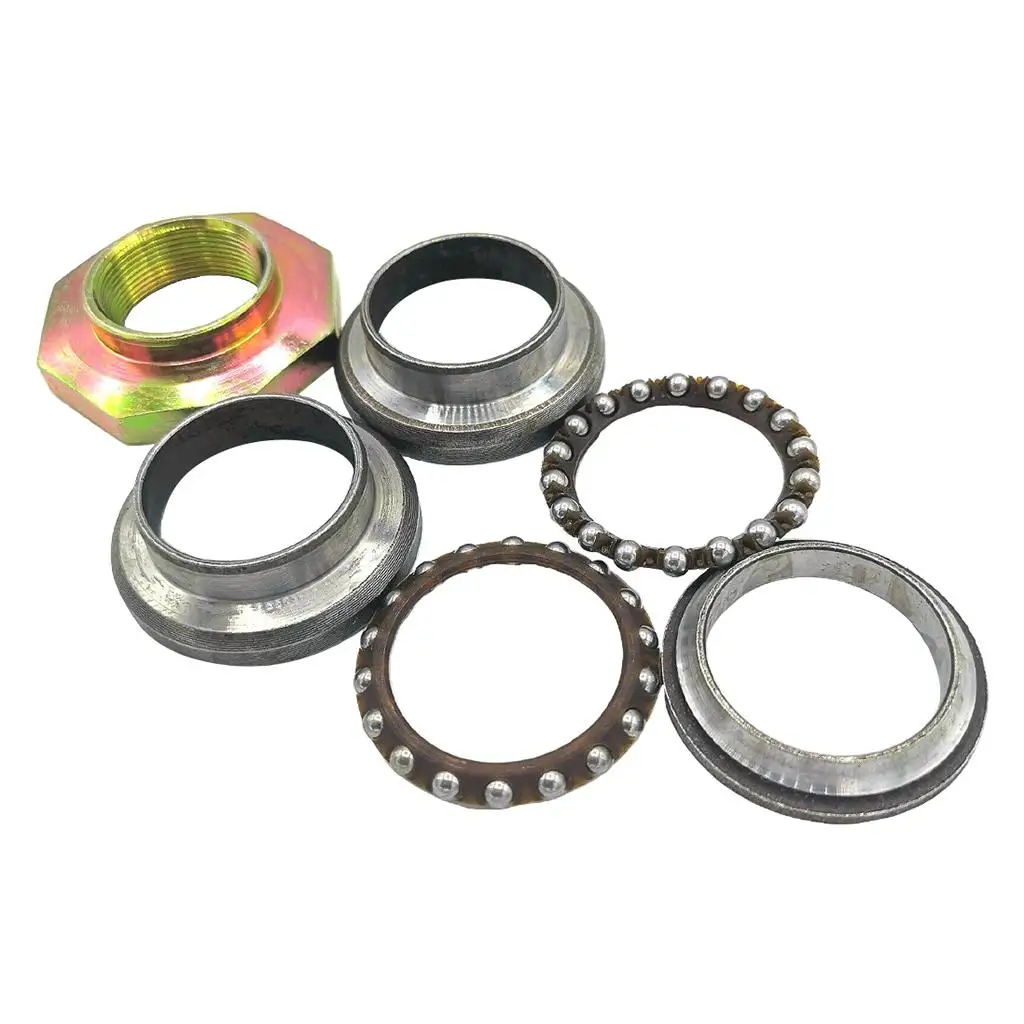 6 PIECE Steering Bearing Kit Stem Bearings for PW50 1981-2013 Motorcycle