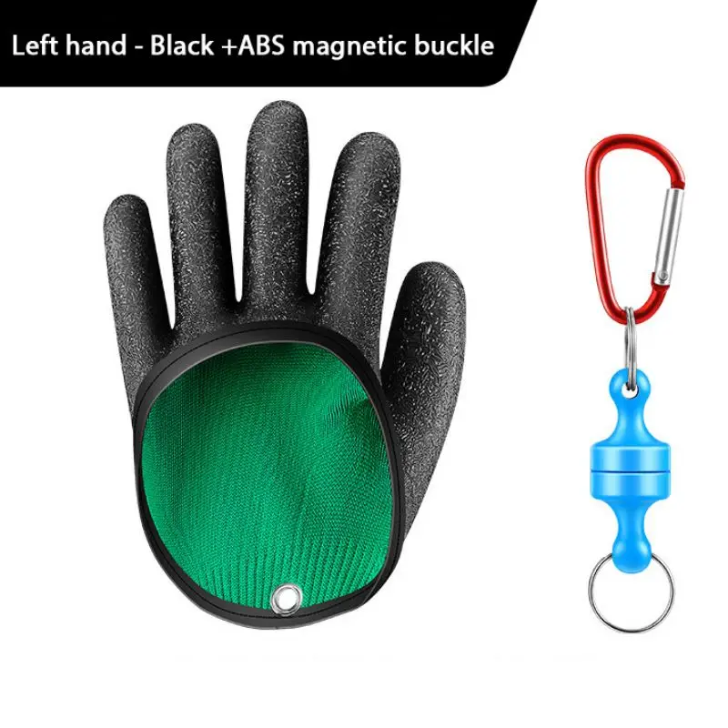 Fishing Glove Handy Fish Catching Glove For Fisherman Left Right Hand Protect Hand Glove Puncture and Scrapes With Hook