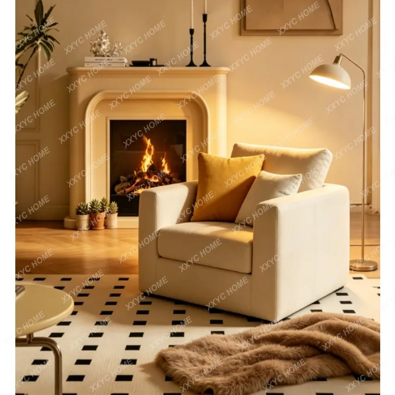 

BDCustomizable small living room detachable and washable pure sponge vacuum compression all-in-one straight row fabric sofa