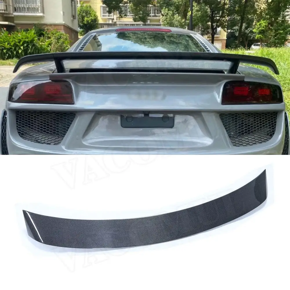 

VACOMUL Carbon Fiber Car Rear Trunk Boot Spoiler Lip Wings Car Accessorise For Audi R8 GT V8 V10 2008-2015 Auto Styling