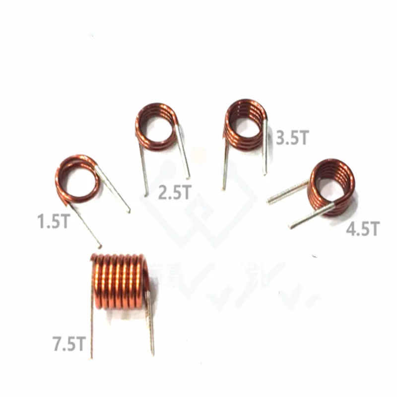 50PCS Inductors Coil Inductor 3.5x7.5Tx0.7 3.5x4.5Tx0.7 3.5x3.5Tx0.7 3.5x2.5Tx0.7 3.5x1.5Tx0.7Hollow Coil Inductance Copper Wire