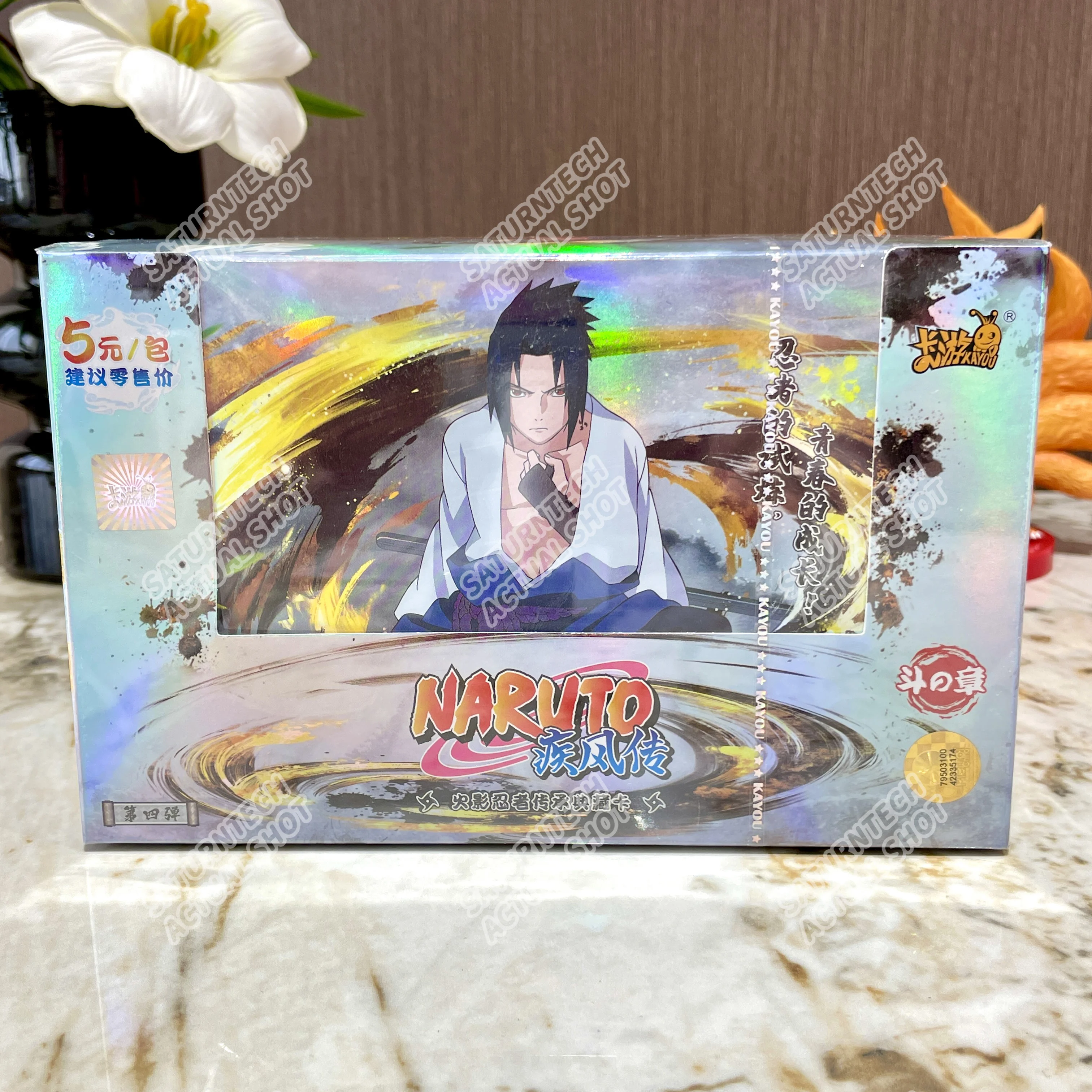 Original Kayou Naruto Ninja Age Serie Tier 4 T4W8 T4W6 T5W2 Versiegelte Booster-Box Seltene BP NR CR Sammelkarten für Kinder – Detail 5