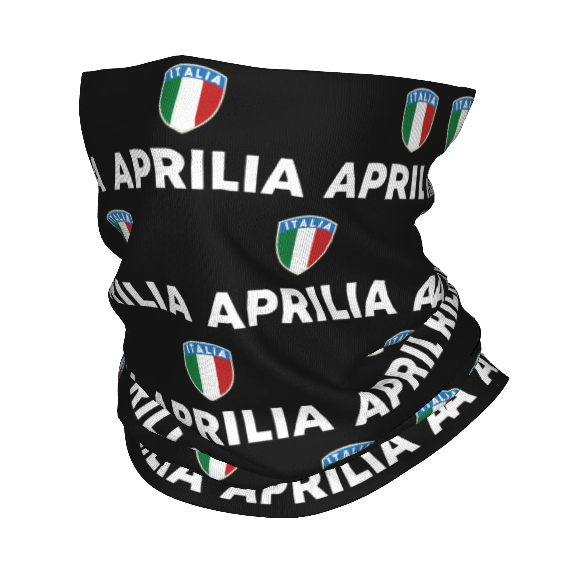 Custom Aprilias Motors Racing Bandana Winter Neck Warmer Men Windproof Wrap Face Scarf for Ski  Gaiter Headband