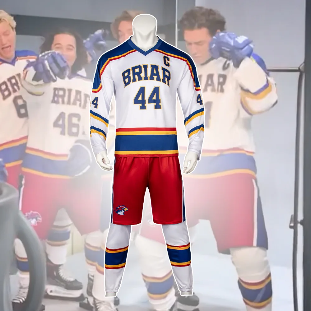 Maillot de hockey sur glace pour homme, tenue de cosplay Garrett, ensemble complet, Hannah Campus