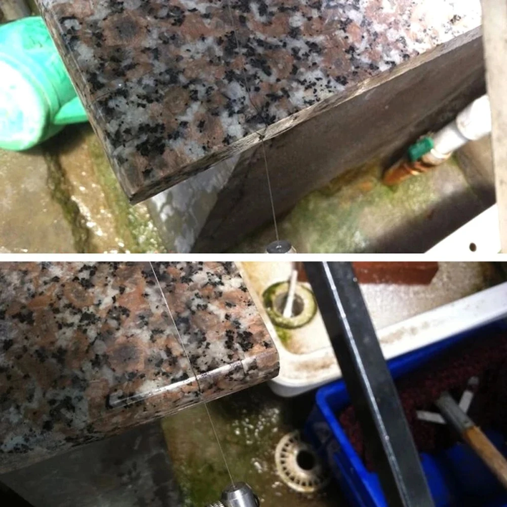 رقيق الماس قطع الأسلاك 1 متر DIY أداة التعامل مع شفرات المنشار اليشم معدن الرخام الجرانيت حجر الزجاج الخشب والمجوهرات سلك المنشار القاطع #6