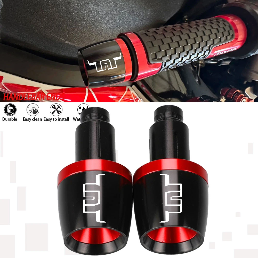 

For BENELLI TNT 125 135 TNT125 TNT135 2016-2017 2018 Motorcycle Handlebar Grips Cap Weight PartsAnti Vibration Silder Plug Ends