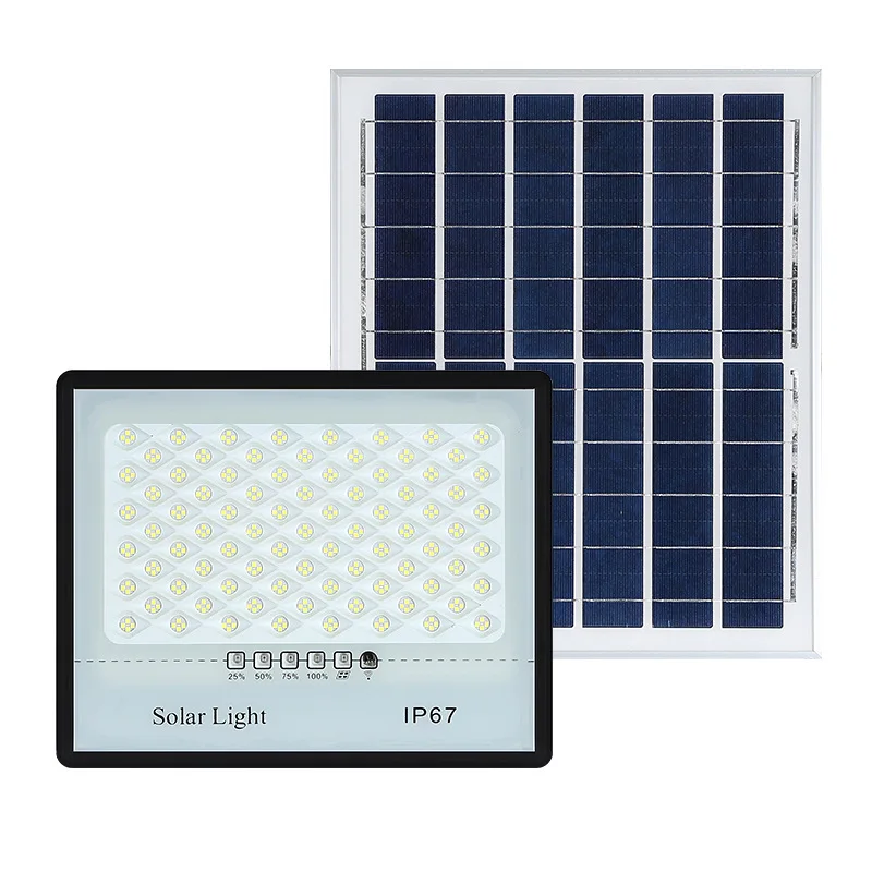 Luces solares para exteriores, lámpara LED de jardín, farolas impermeables, Sensor de luz de inundación Solar, novedad