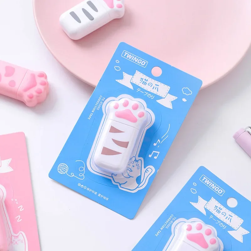 Correction Tape Kids School Office Supplies 5mm * 6m Gel Pen Cute Kawaii White Out Corrector Gift Stationery Student Prize