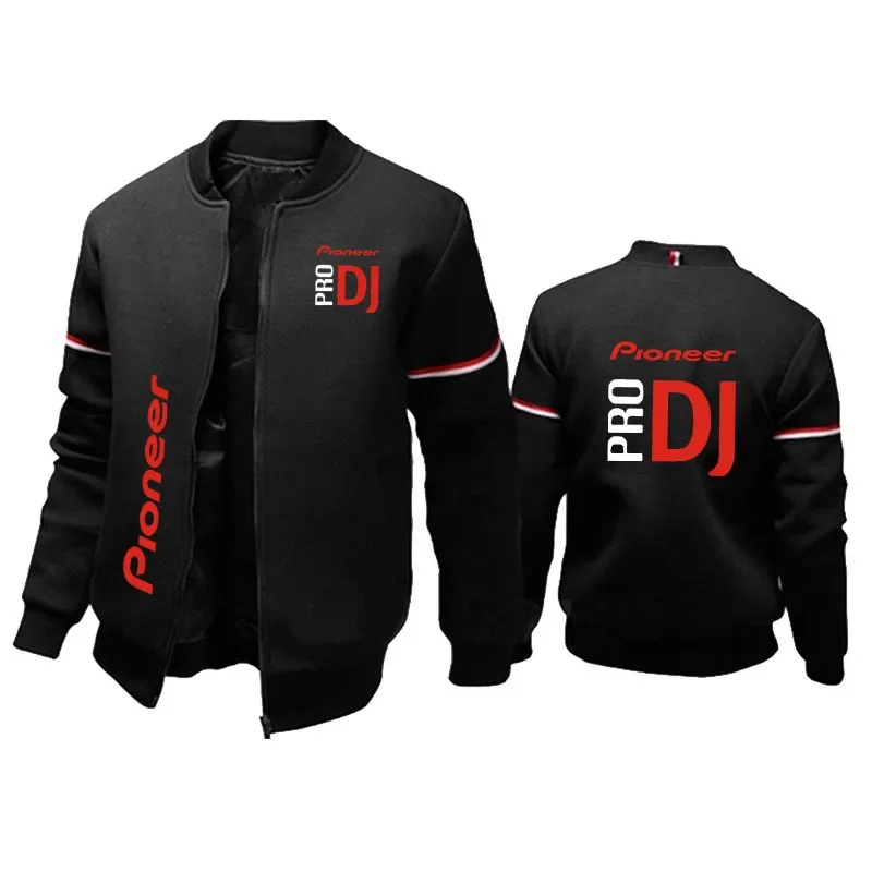 DJ Pioneer PRO print Men's sports Jacket Cardigan New Autumn Fashion Casual Sport Jacket 2024 Cotton High Quantity Tops