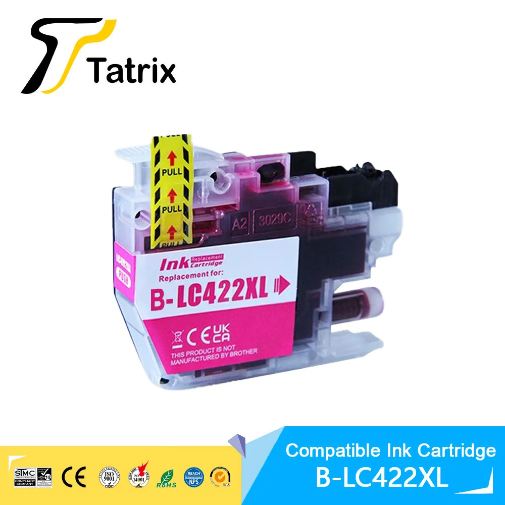 Imagem -05 - Tatrix-cartucho de Tinta Compatível Apto para Brother Mfc-j5340dw Mfc-j5345dw Mfc-j5740dw Mfc-j6540dw J6940dw Lc422xl Lc422 Capacidade de Alta Capacidade