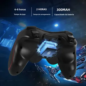 Gaminia وحدة تحكم بلوتوث لاسلكية للكمبيوتر الشخصي TV Box الهاتف المحمول عصا التحكم للكمبيوتر اللوحي والتلفزيون لوحة الألعاب وحدة تحكم لوحة التحكم 8 لوحة مبيعات رئيسية لجهاز استقبال Denon - No6