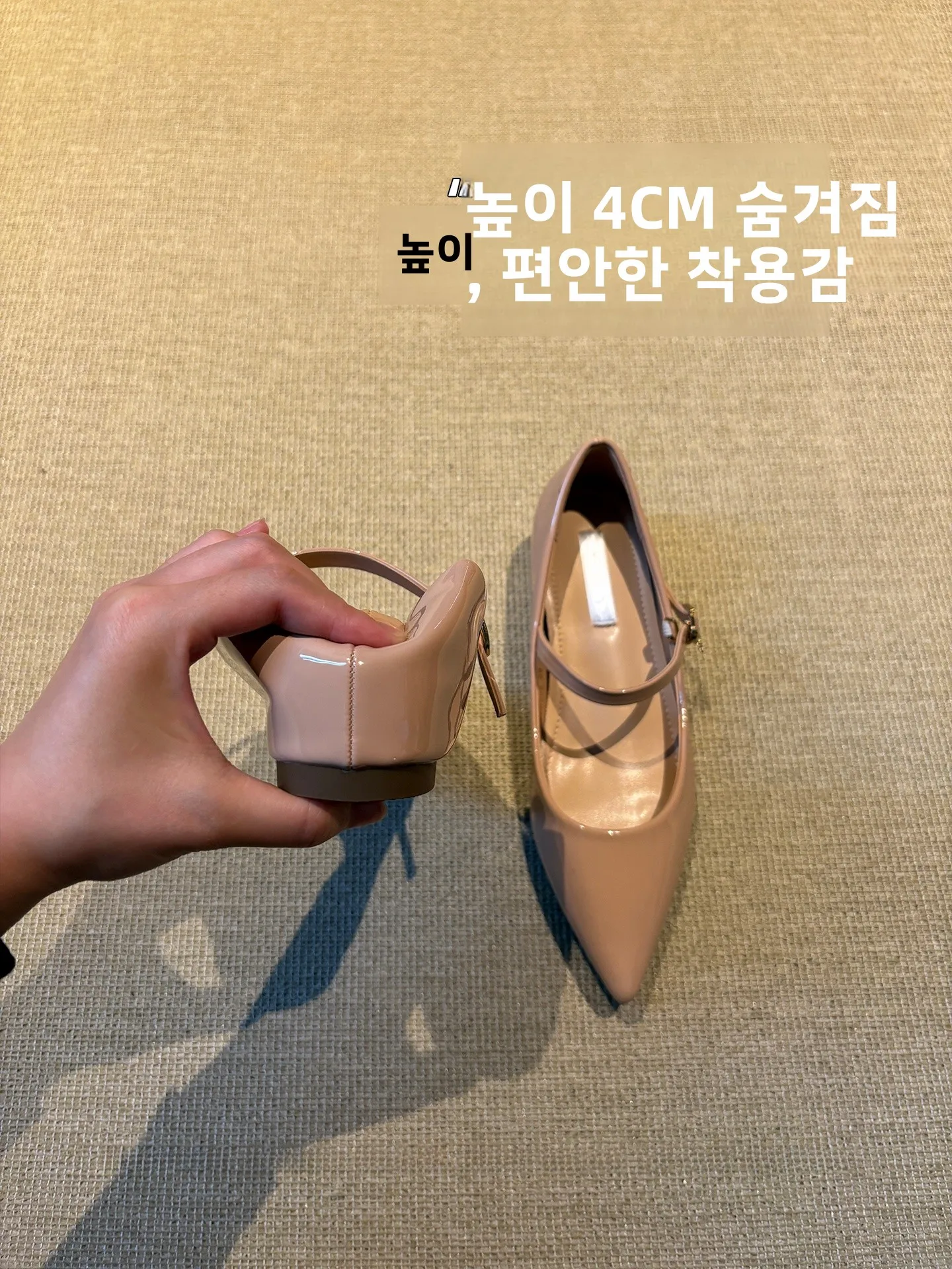 lamb-skin-mary-jane-oes-women's-spring-summer-faion-anti-slip-comfortable-arp-pointed-toe-low-cut-casual-single-oes