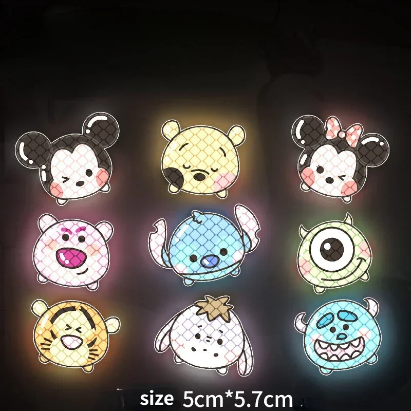 ملصقات عاكسة للضوء على شكل دراجة نارية كرتونية، خدوش الجسم المزخرفة، ملصقات خوذة شخصية لطيفة مقاومة للماء