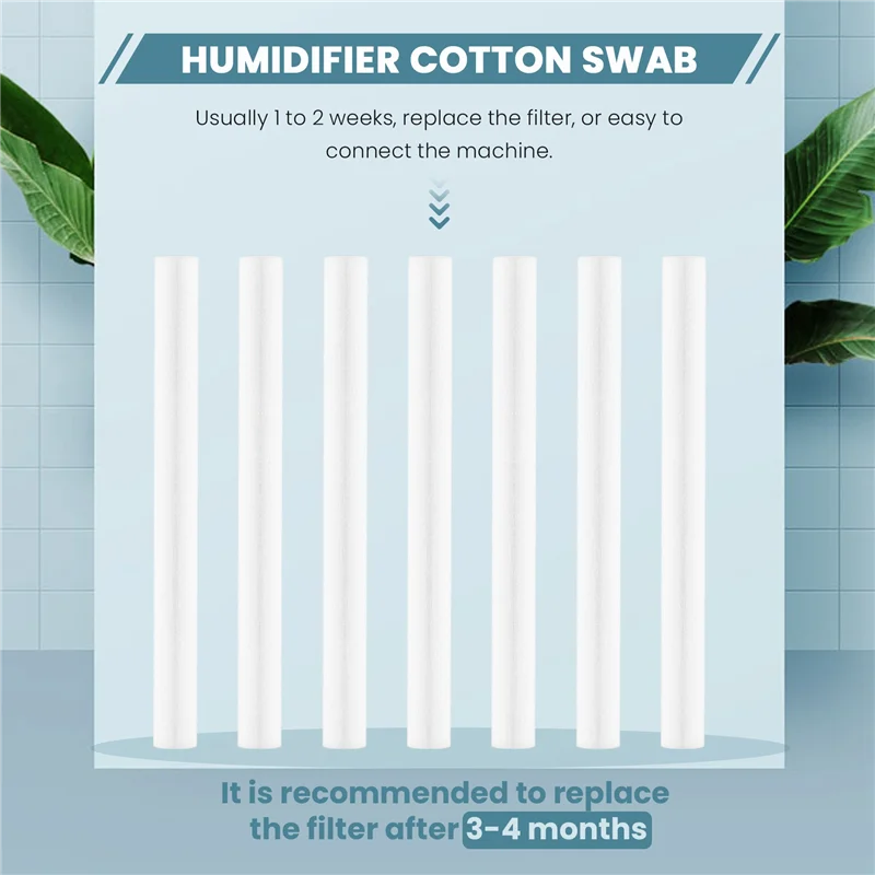 Esponjas difusoras de coche, recambio de filtro para humidificador, palos de esponja absorbentes, 2,75x0,31 pulgadas, paquete de 50 unidades