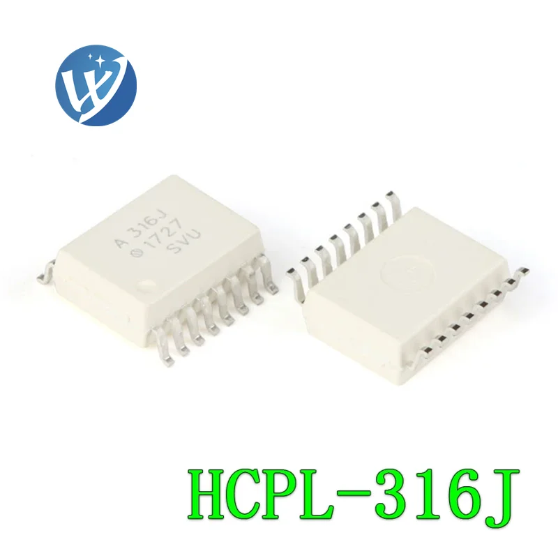 A316J SOP16 IC, HCPL-316J, SOP HCPL316J, SMD SOP-16, novo e original, 2 PCes