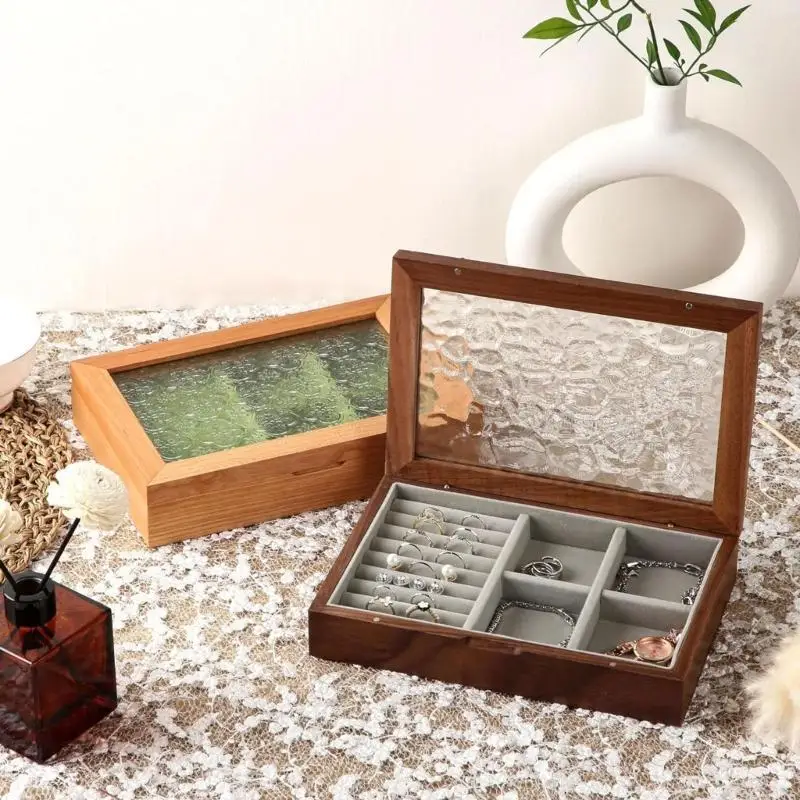 

Портативный прочный деревянный держатель для ювелирных изделий с 8 слотами, домашний аксессуар для организации колец, браслетов