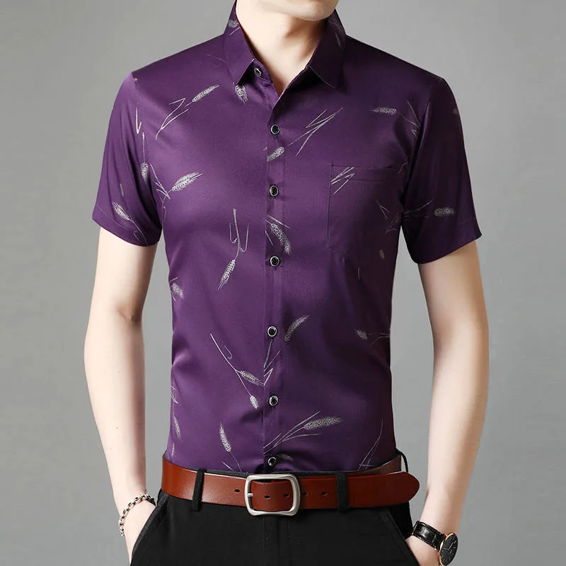 Camisa de manga corta con cuello de Polo para hombre, ropa informal Vintage con bolsillos de un solo pecho, Tops