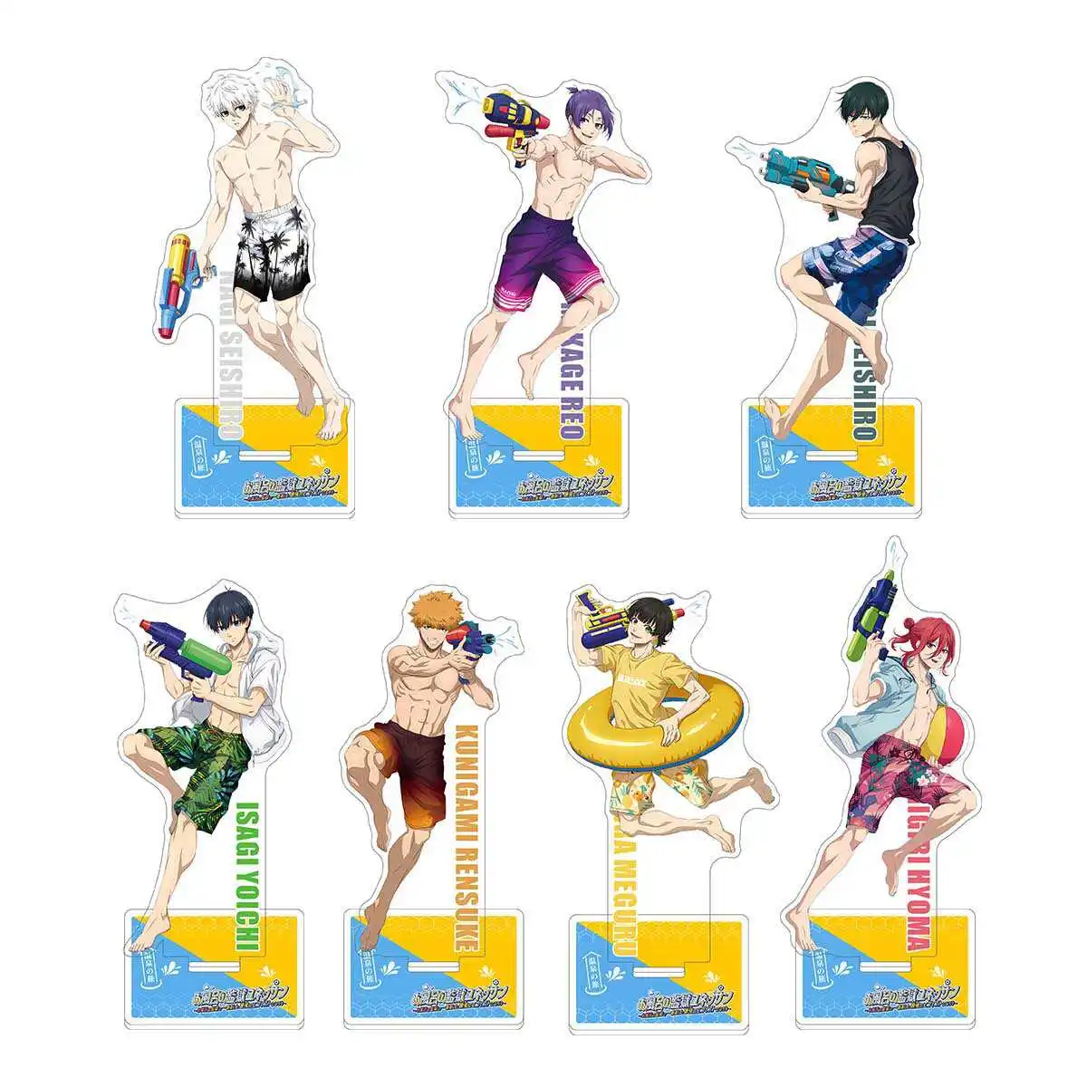 

BLUE LOCK Kunigami Rensuke Isagi Yoichi Bachira Meguru Chigiri Hyoma Nagi Seishiro Cosplay Acrylic standing Sign Interlayer Cute